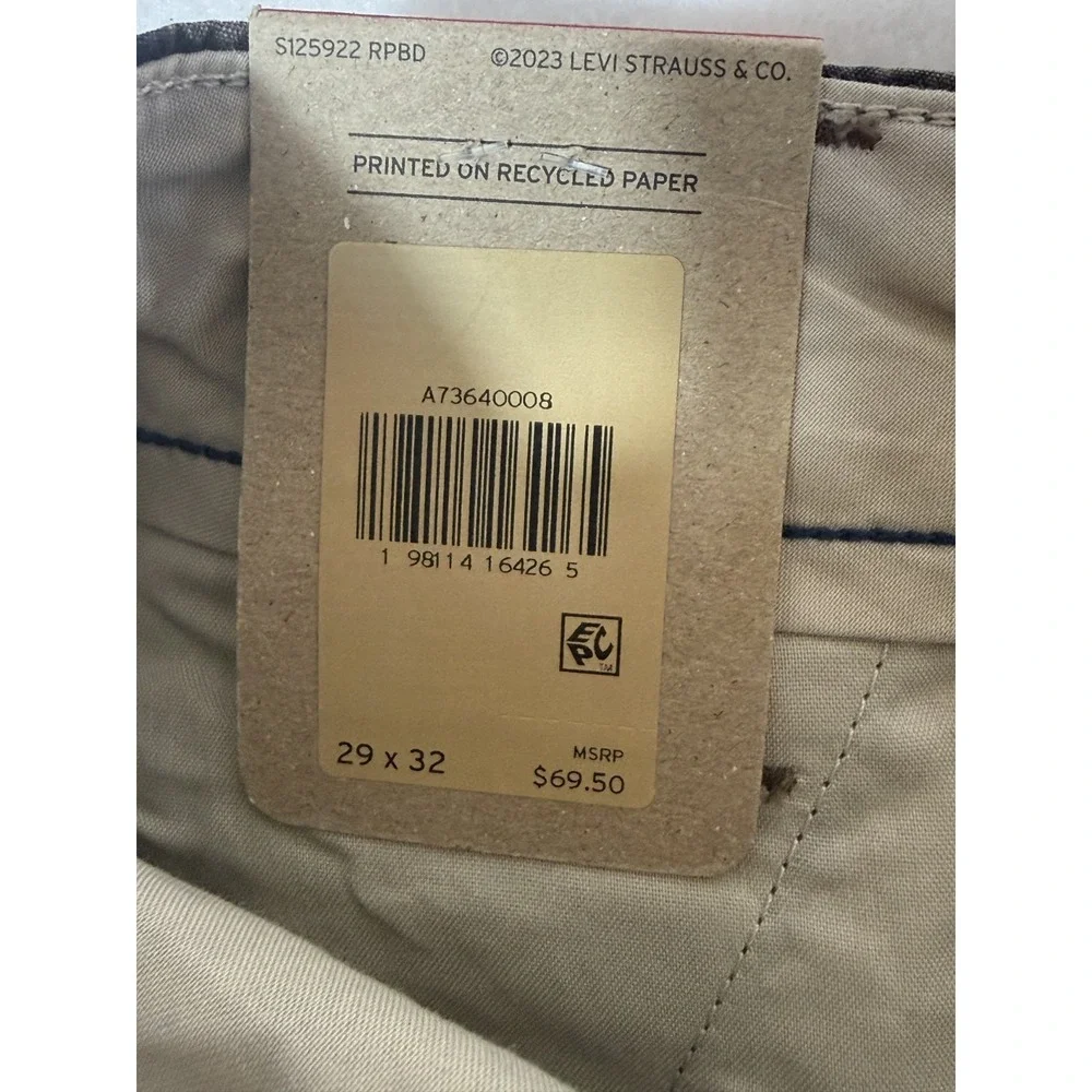 Levi's Men's XX Cargo Straight Leg‎ Relaxed Fit 100% Cotton Pants US Size 29x32